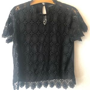 Who What Wear lace blouse